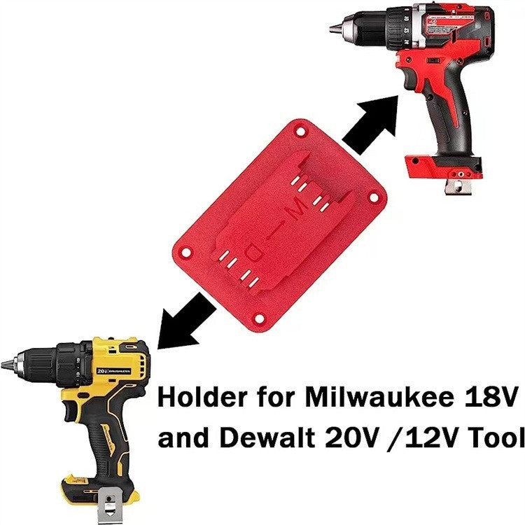 Wall Mount Hanger Electric Tool Mount Holder for Milwaukee M18 18V Power Tools