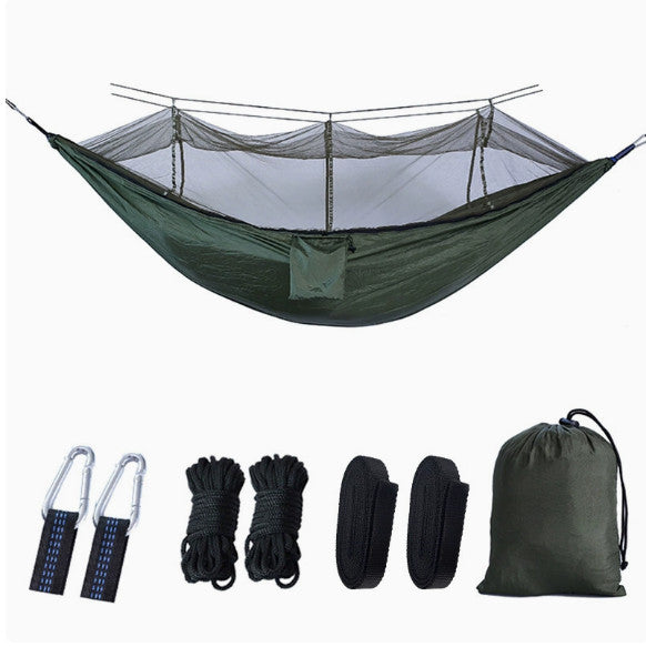Outdoor Travel Camping Tent Hanging Hammock With Mosquito Net Double Person UK
