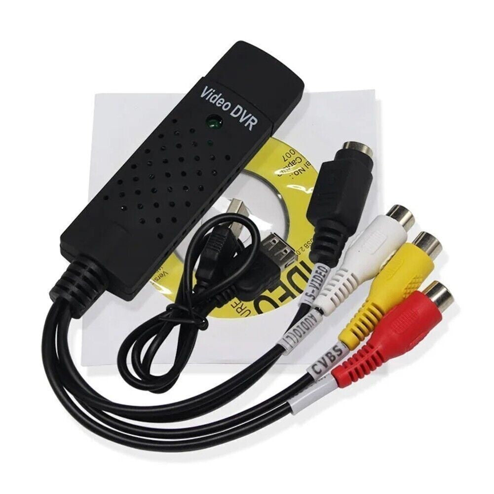 Transfer Video Recordings from VCR TV to Computer with USB Capture Card UK