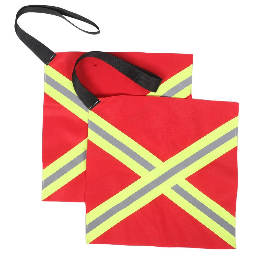 2 Pcs Towing Flag for Kayak Marking Flags High Visibility Safety Hook Warning
