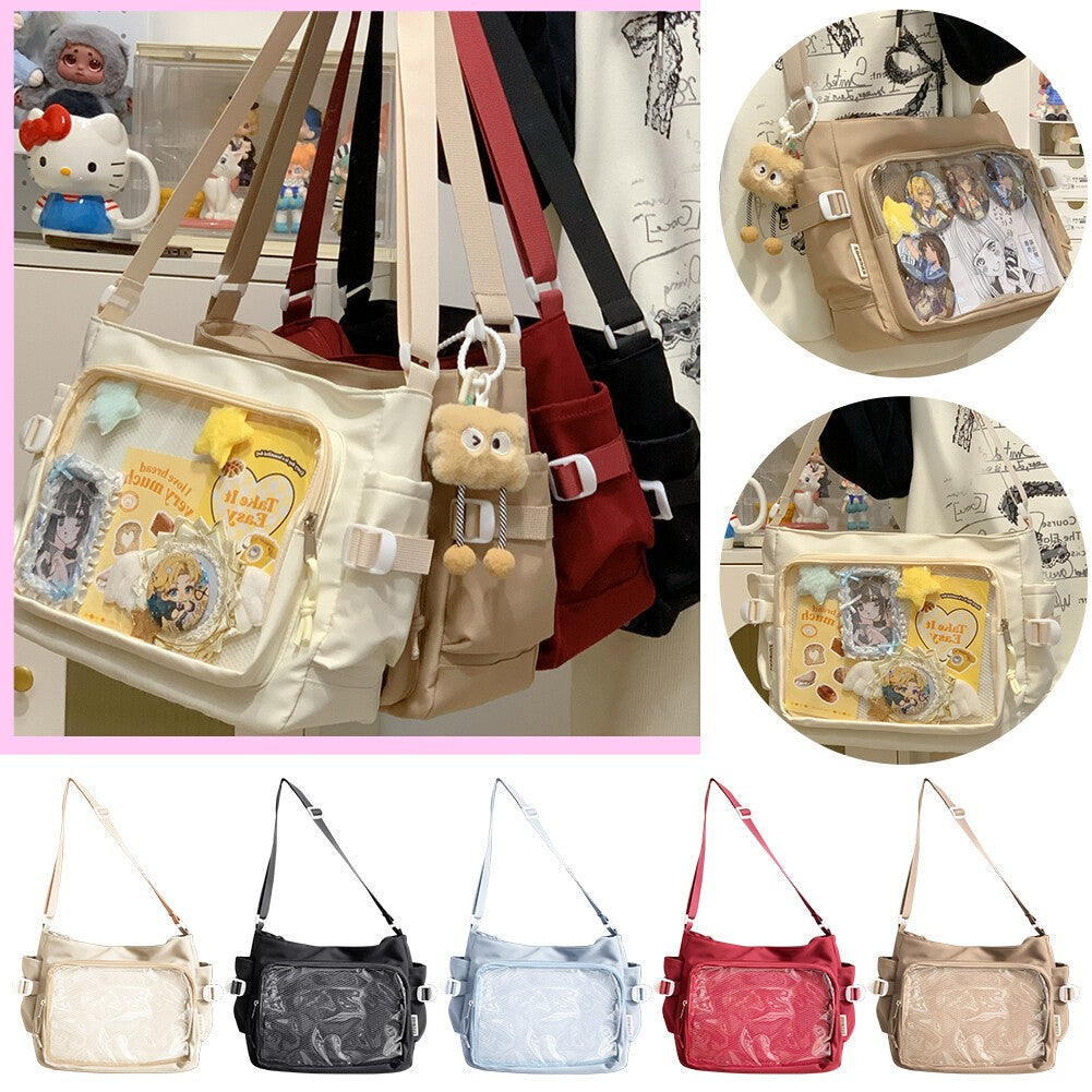 Ita Bag Large Tote Bag Shoulder Crossbody Bag Anime Pin Display Bag Gift Women