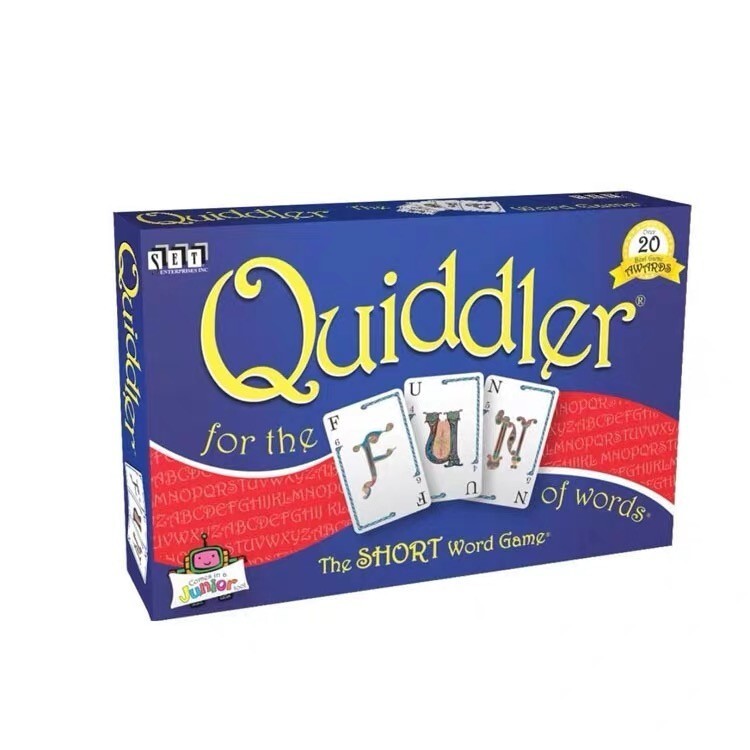 Quiddler Card Game Board Game Entertainment Couples Friends Family