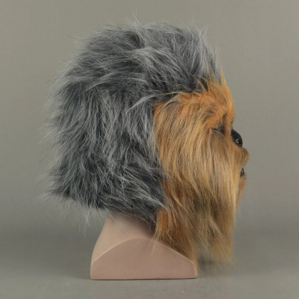 Halloween Star Wars Chewbacca Full Head Mask Chewie Masquerade Party Headgear