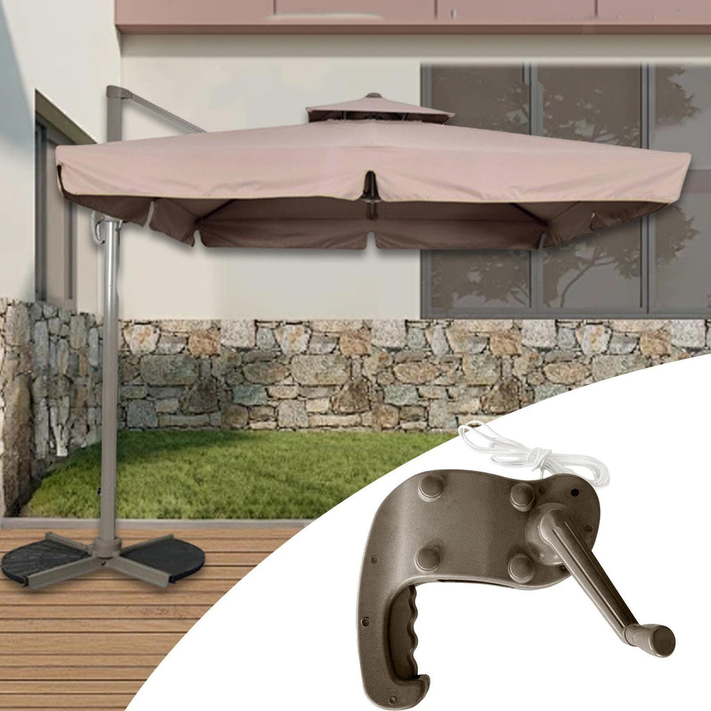 Patio Umbrella Crank Handle Parasol Replace for Courtyard Beach Outdoor