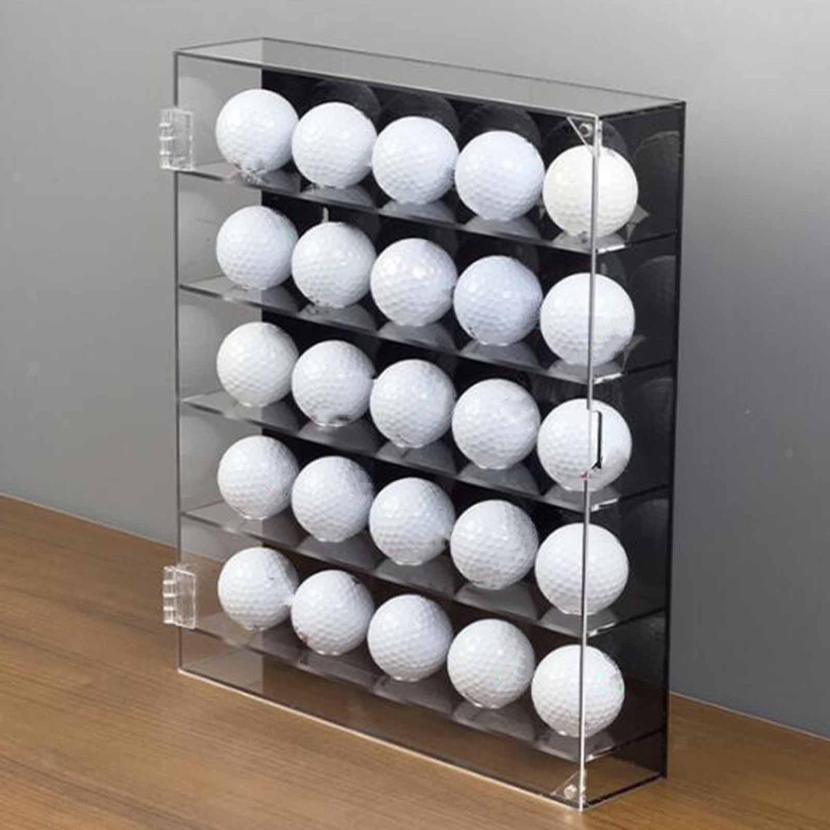 Golf Ball Display Case Golf Ball Holder Gift Cabinet Rack for Sports Balls~~~