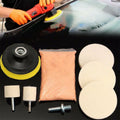 8 Pack Cerium Oxide Glass Polishing Kit Windscreen Scratch Remover+Felt+3" Pad