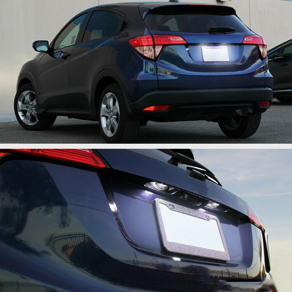 2x LED Number Plate Licence Light Fit Honda Jazz Insight Odyssay CRV FR-V Stream