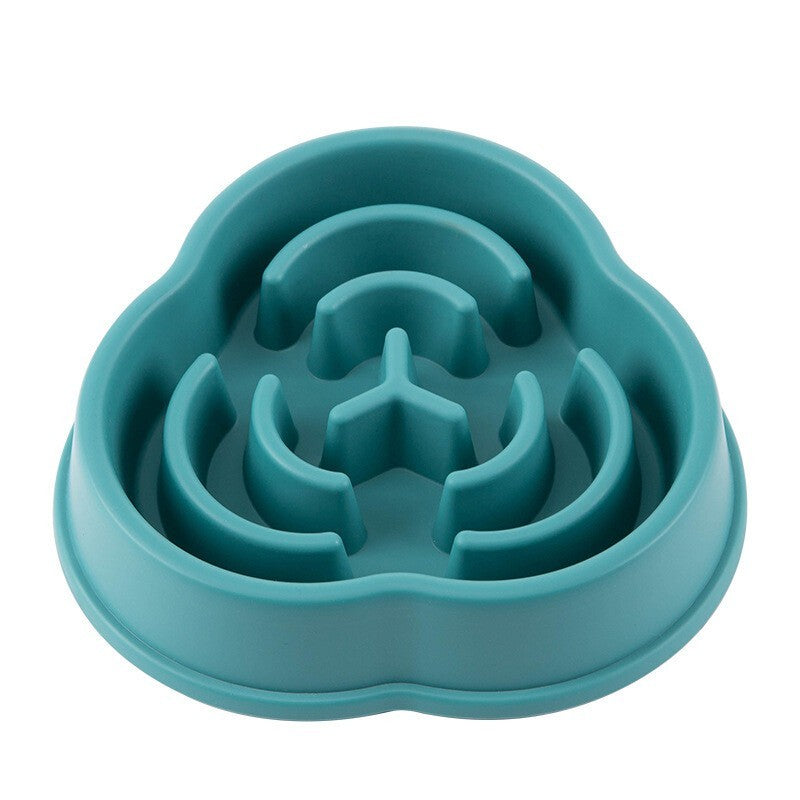 Slow Feeder Pet Bowl Anti Bloating Anti-Slip Feet Interactive Dog