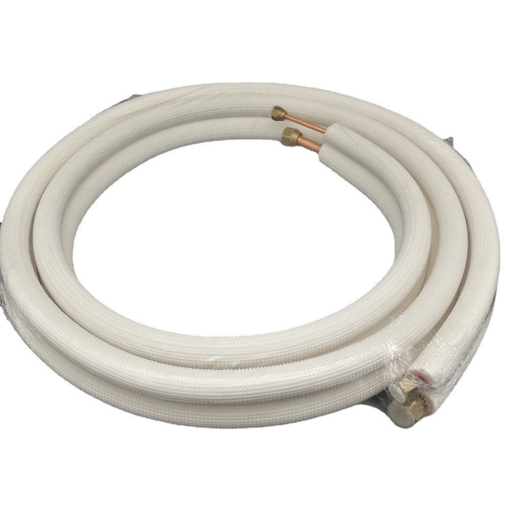 5M Insulated 1/4" 3/8" Air Conditioner Pipes Pair Coil Tube Split Line Pipe UK