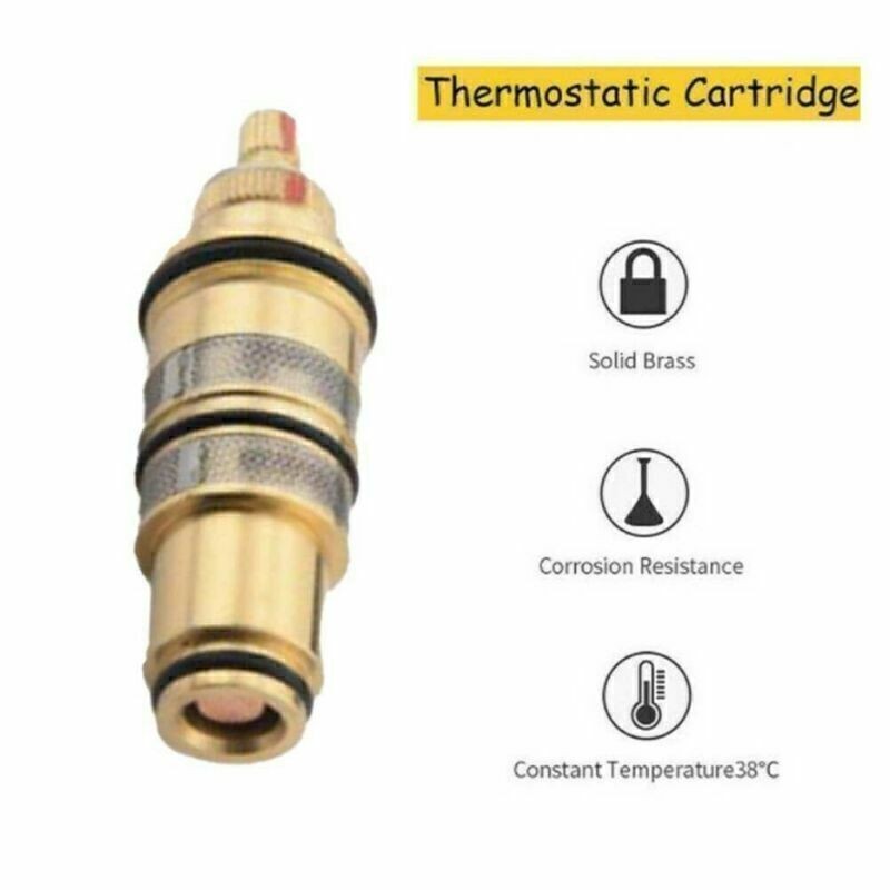 Brass Replacement Thermostatic Cartridge Shower Mixer Valve Bar Repair Kit UK