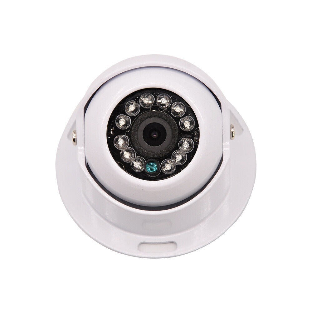 White 4 PIN Heavy Duty Caravan CCD IR Colour Reverse Rear view Camera 12v/24v Rv