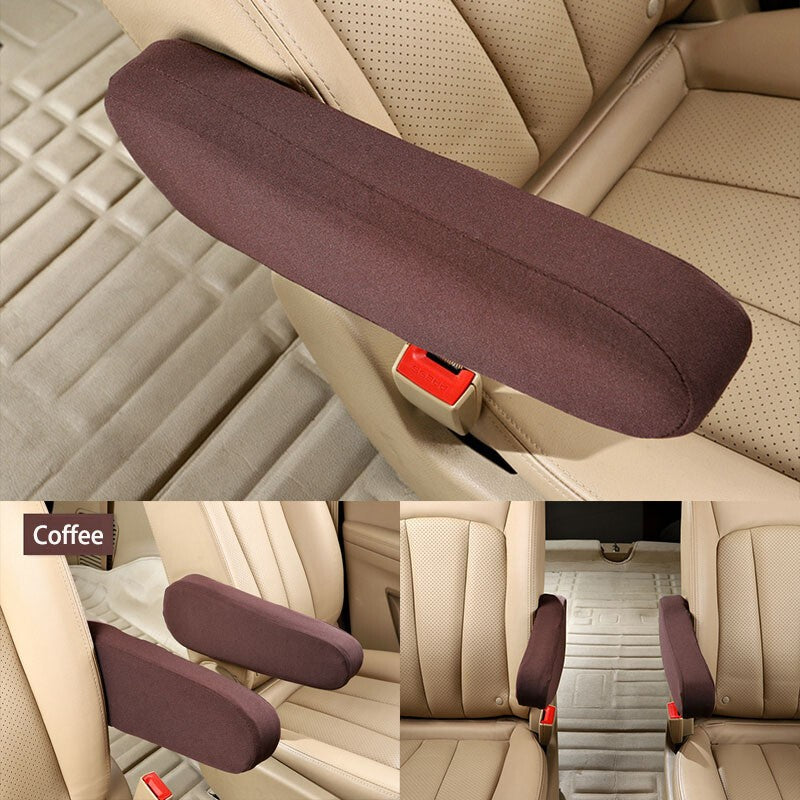 1 Pair Elastic Cloth Fabric Armrest Cover Universal for Car Auto Truck SUV Vans