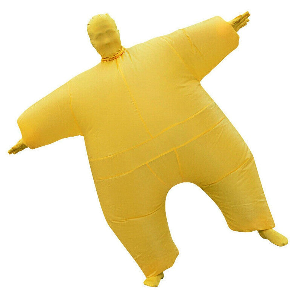 Adult Inflatable Suit Fat Suit Costume Fat Chub Sumo Blow Up Fancy Dress Costume