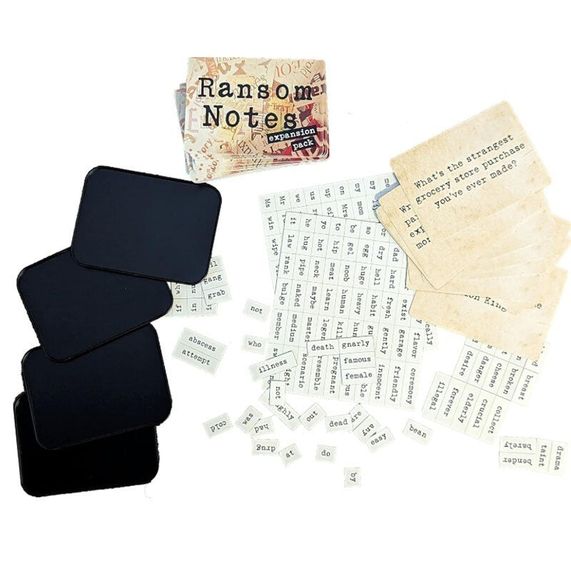 Ransom Notes: The Ridiculous Word Magnet Base Game 3+ Players Party