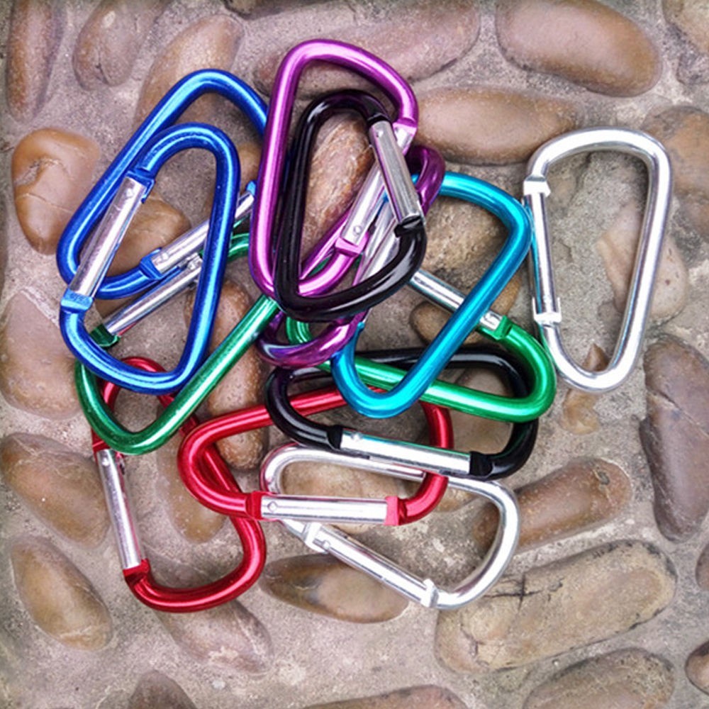 QUALITY 10 X-Large Locking Carabiner Clip Snap Hook Keyring Camping Karabiner UK
