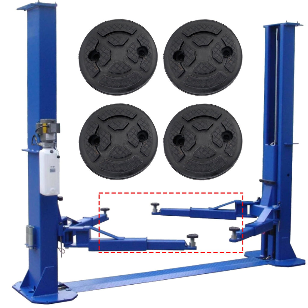 4pcs Rubber Lifting Pads Block For 2 Post Lift Replacement Pads Car Lift Ramp