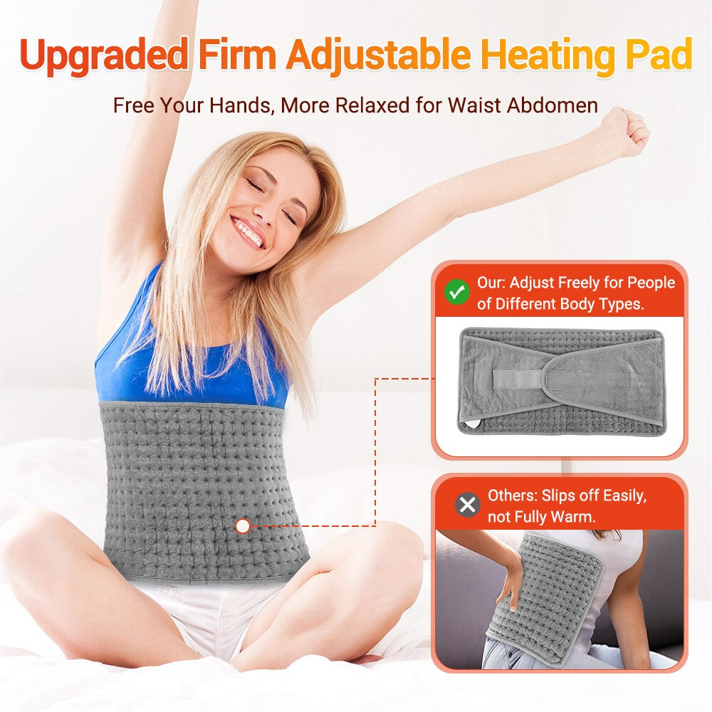 Heat Pad for Back Pain Relief Electric Heating Pads with 9 Temperatures 4 Timer