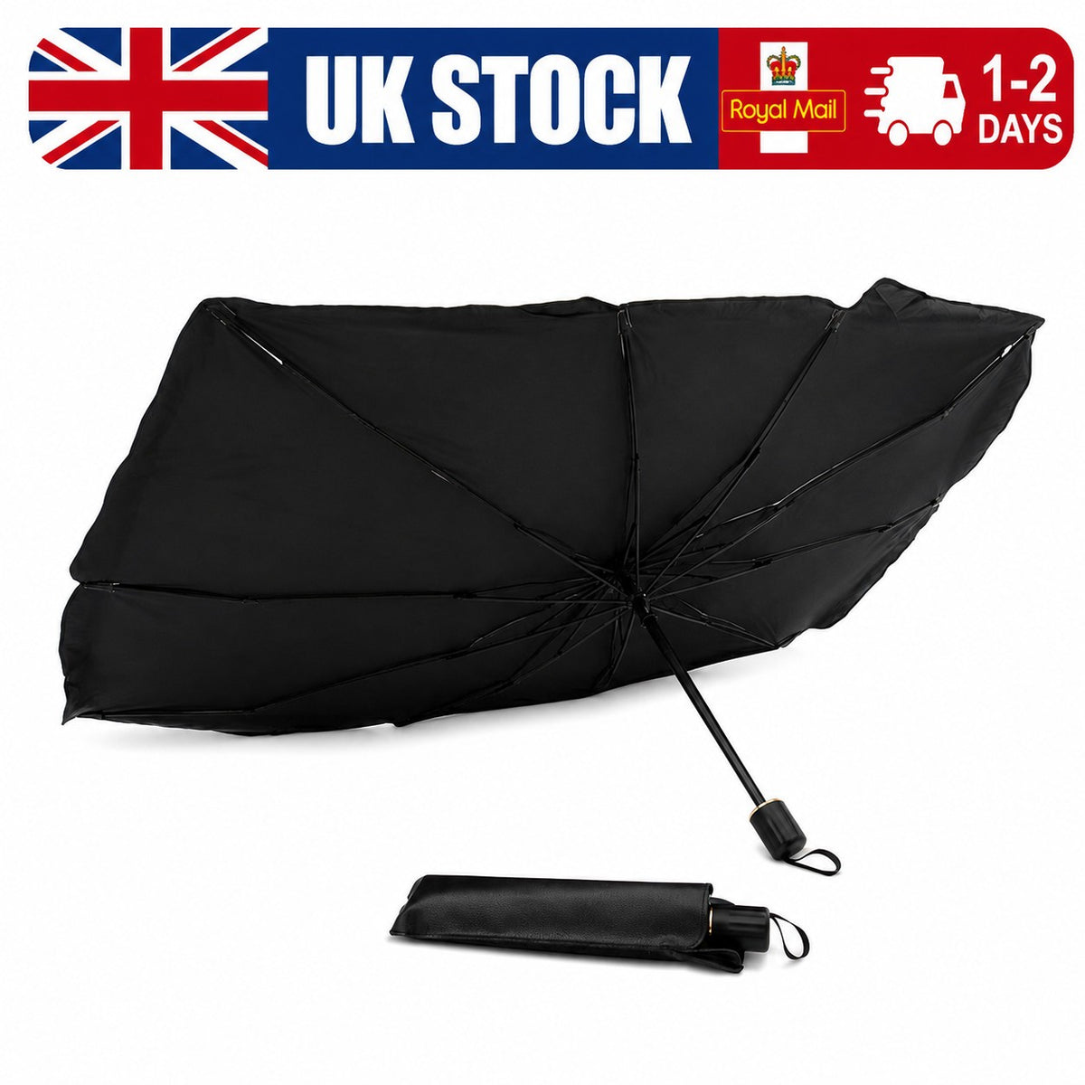 Car Windshield Sun Shade Umbrella Foldable UV Block Front Window Protector
