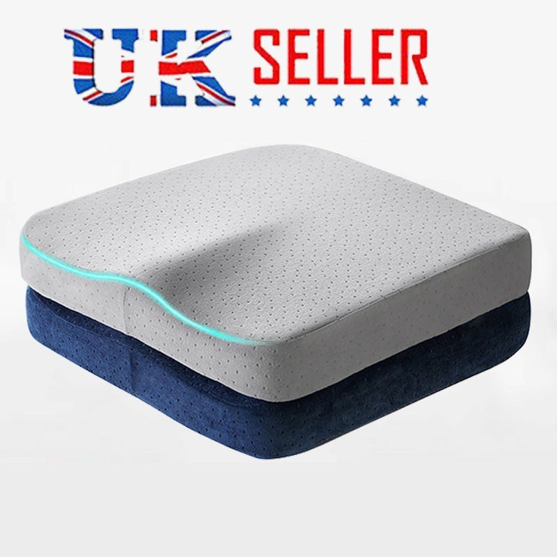 Memory Foam Seat Cushion Coccyx Support Orthopedic Pillow Chair Pad Office/Home