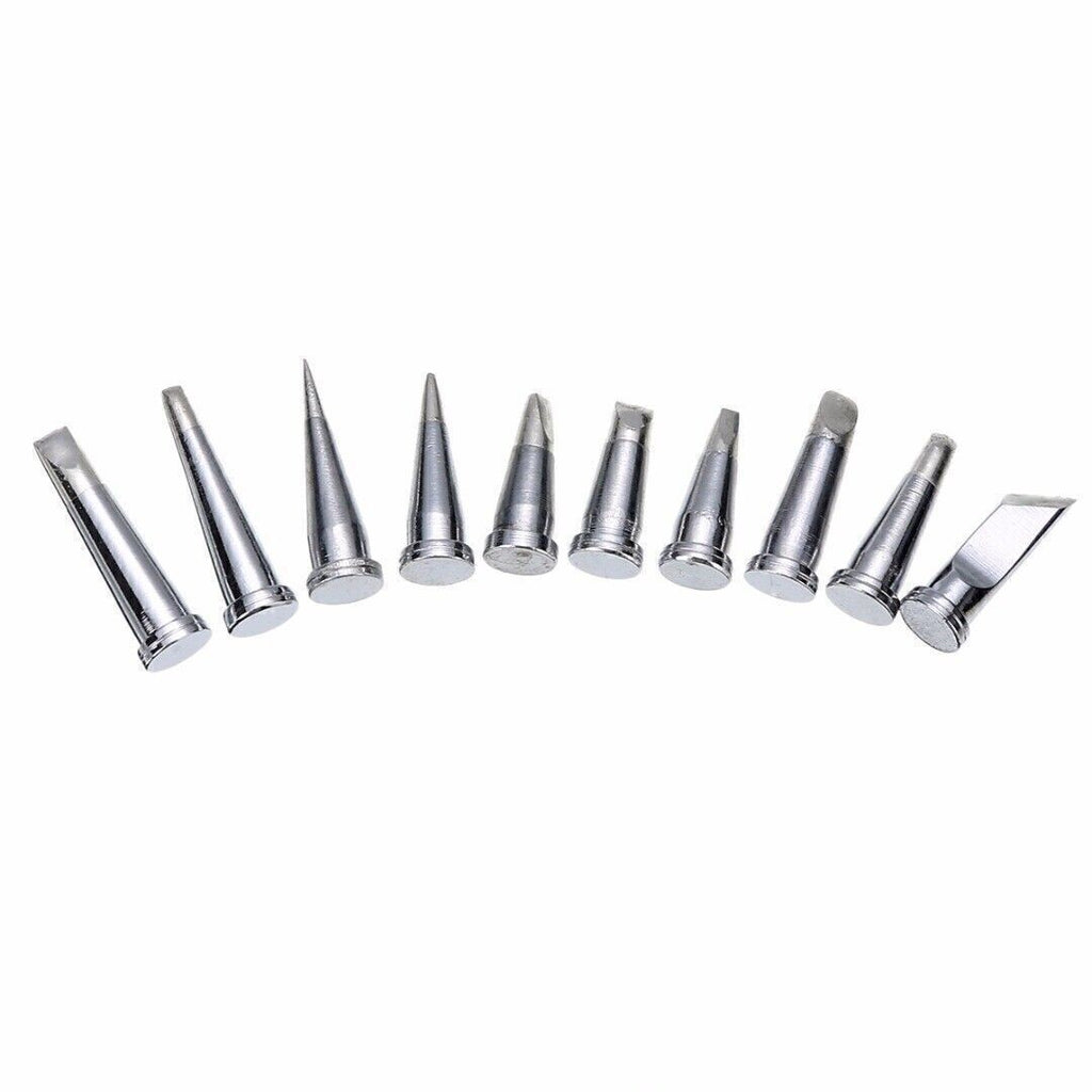 10Pcs Durable Soldering Tip Set for Weller WSD81 WD1000 WSP80 WP80 LT Soldering