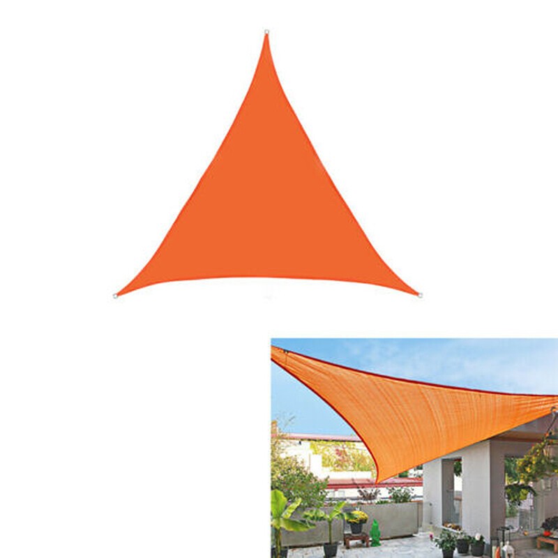 Waterproof Triangle Canopy Sun Shade Sail Garden Patio Awning UV Block Cover NEW