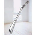 Long Metal Shoe Horn Solid for Shoes Boots All Size Feet  w/Loop Handle