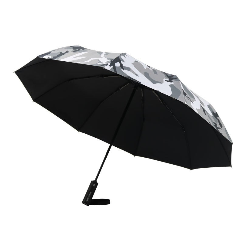 Mens Camo Sun Umbrella Automatic Folding Outdoor Sun Protection Tactical Hunting