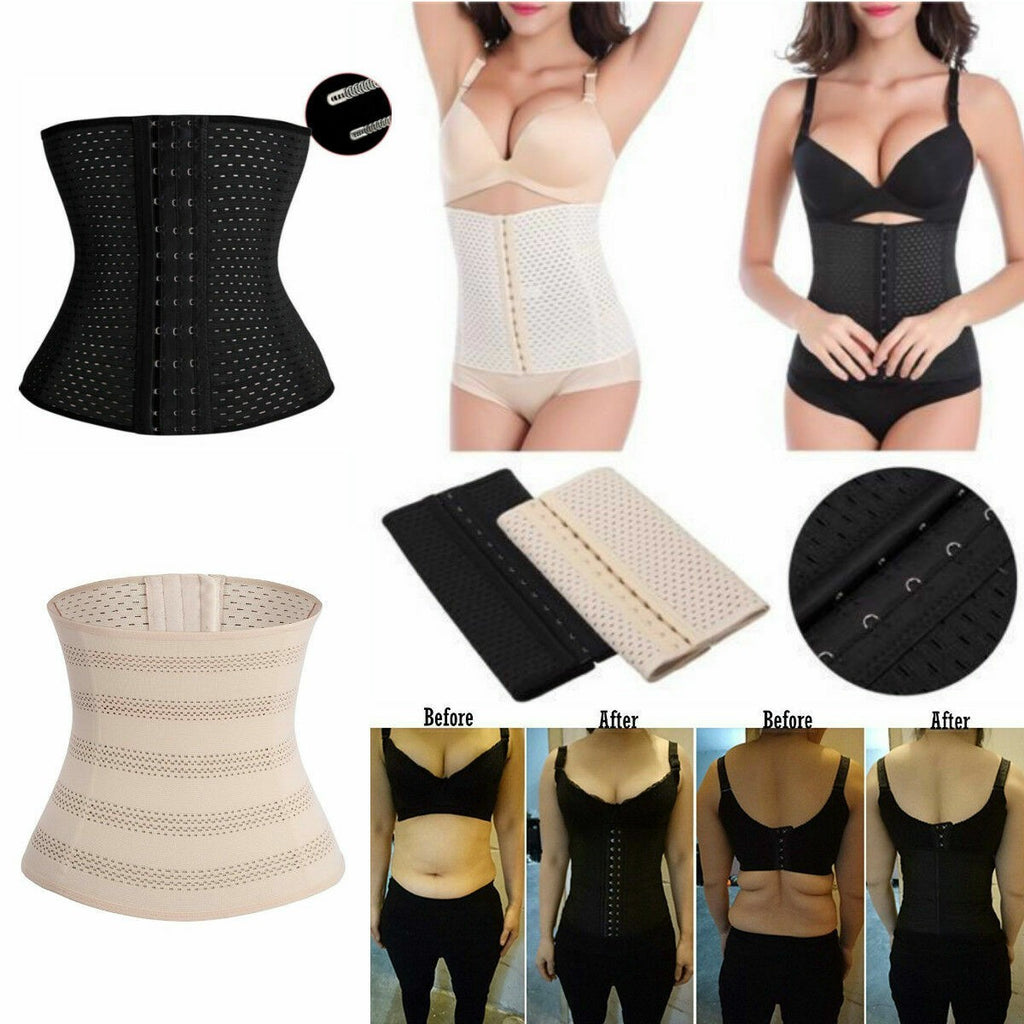 WAIST TRAINER CORSET Breathable Tummy Girdle Belt Sport Body Shaper Control Band