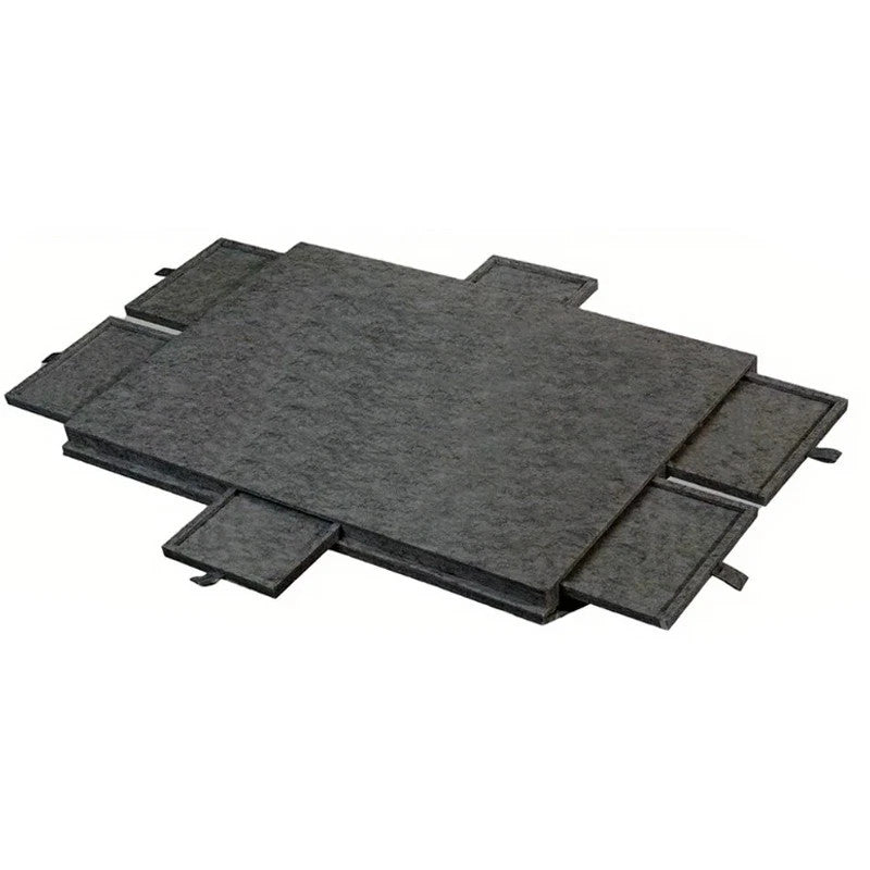 Elegant Tilting Puzzle Board & Cover - Lightweight Felt Case with 6 Drawers UK