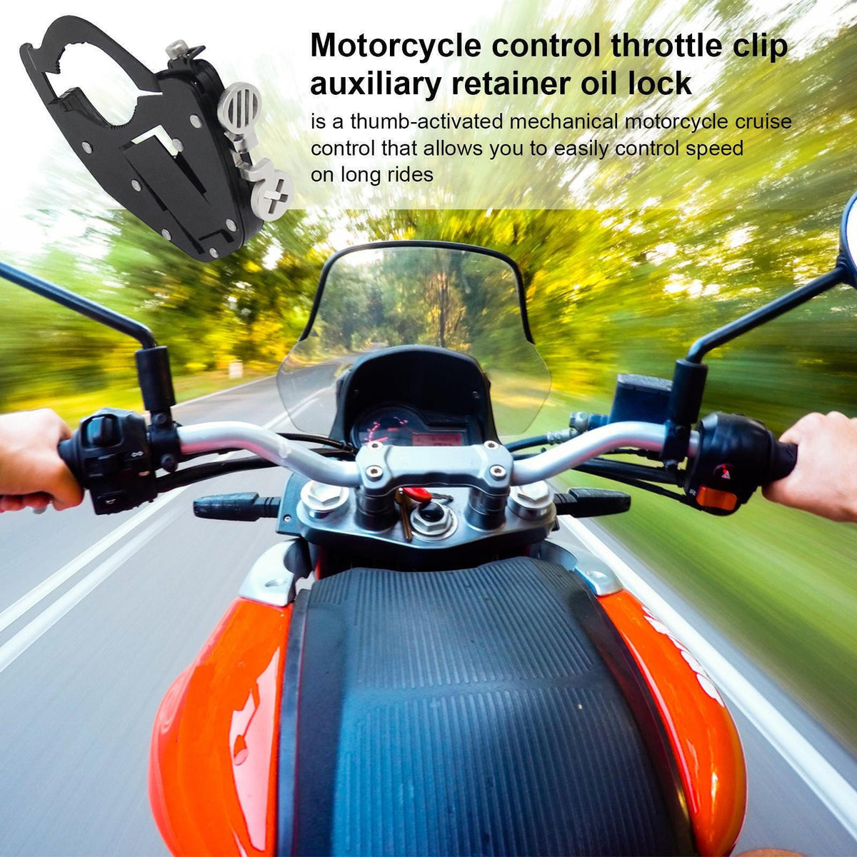UK For Honda Universal Motorcycle Cruise Control Throttle Lock Assist Bottoms