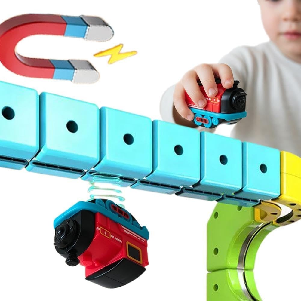 Replacement Magnetic Electric Train Cars for klick Rail Magnectic Track