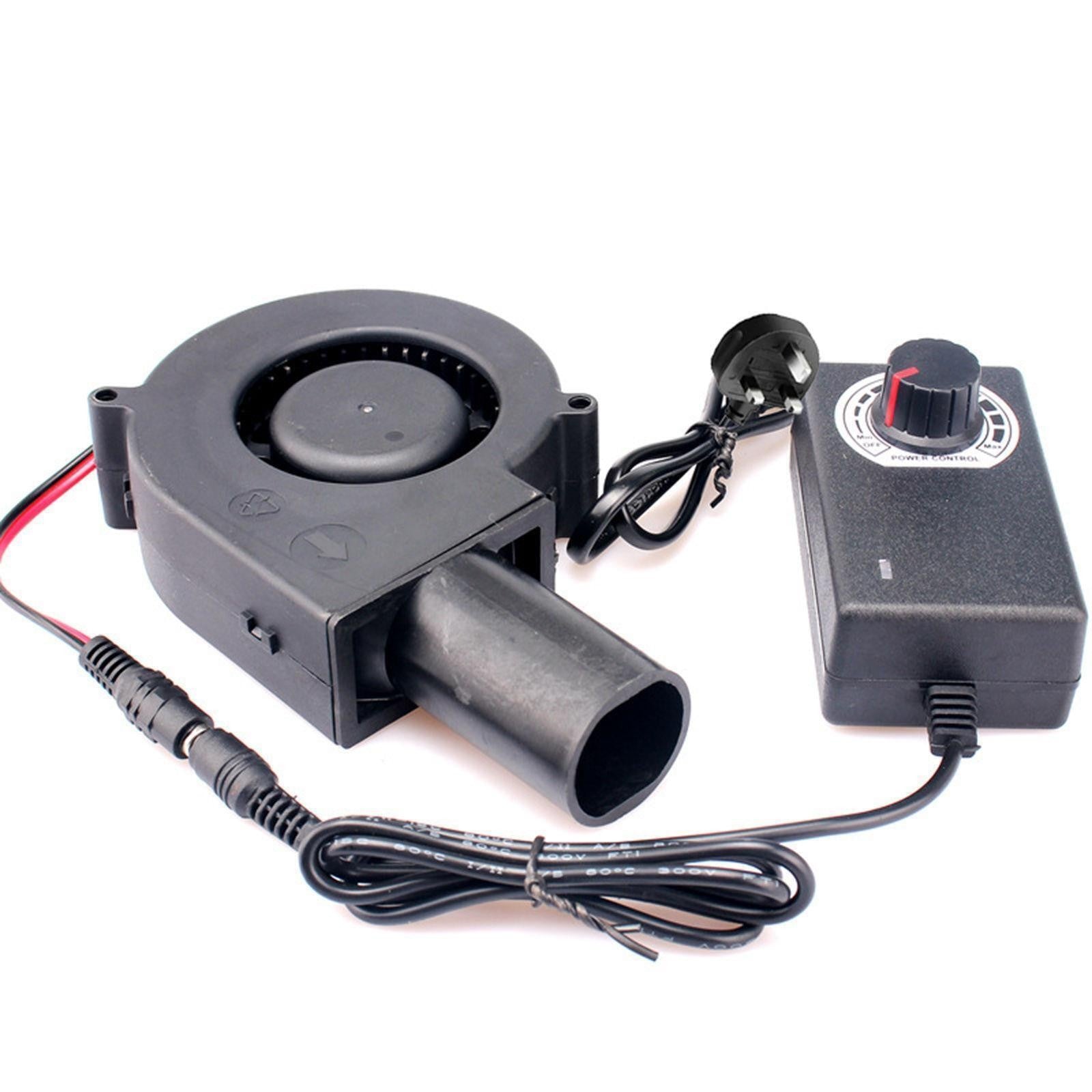 Adjustable 12V 2A Blower fan For BBQ Heater Blower Air blower Cooking Machine UK