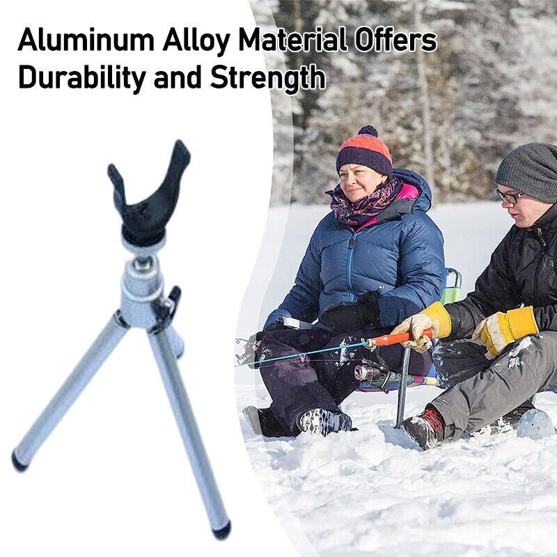 Ice Foldable Telescopic Tripod Rods Rests Pole Support Stand Fishing Rod Holder