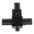 4-Way Adjustment Slide Cross Macro Slide Focusing Rail Slider