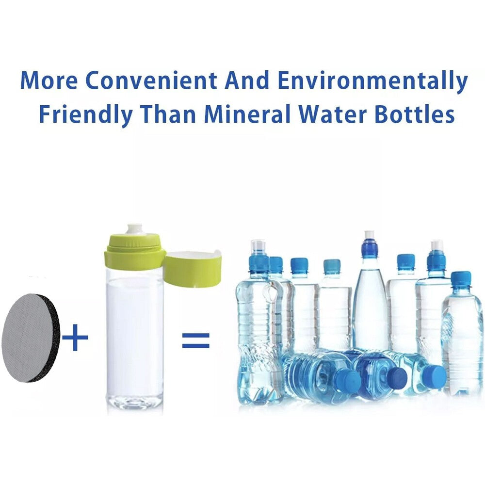 12pcs Micro Disc Water Filter Disc for Brita Fill & Go Water Filter Bottle