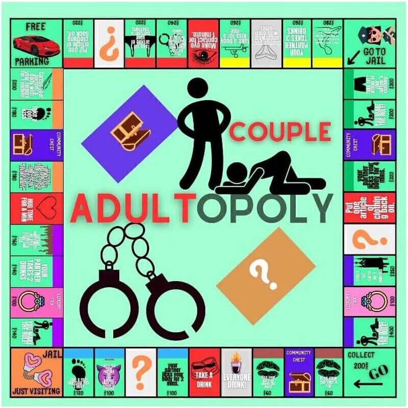 Couple Board Game Monopoly Board Games Adult Board Games Date Night Games