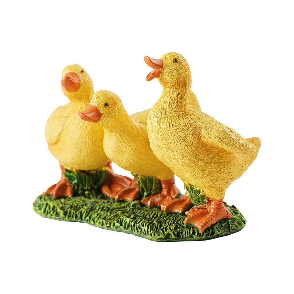 Cute Duck Statues for Garden and Home Decor Waterproof Resin Ornaments