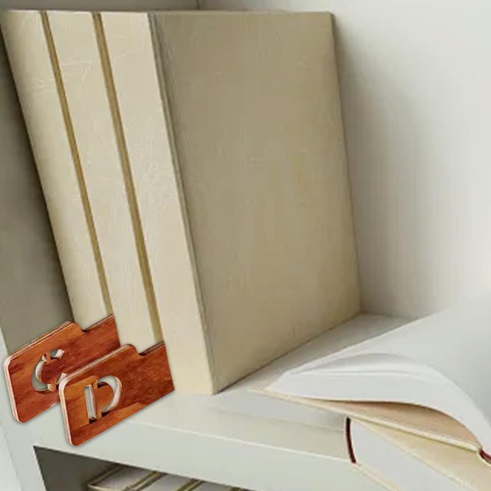 26 Piece Wooden Vinyl Dividers A-Z for Alphabetical Record Organization