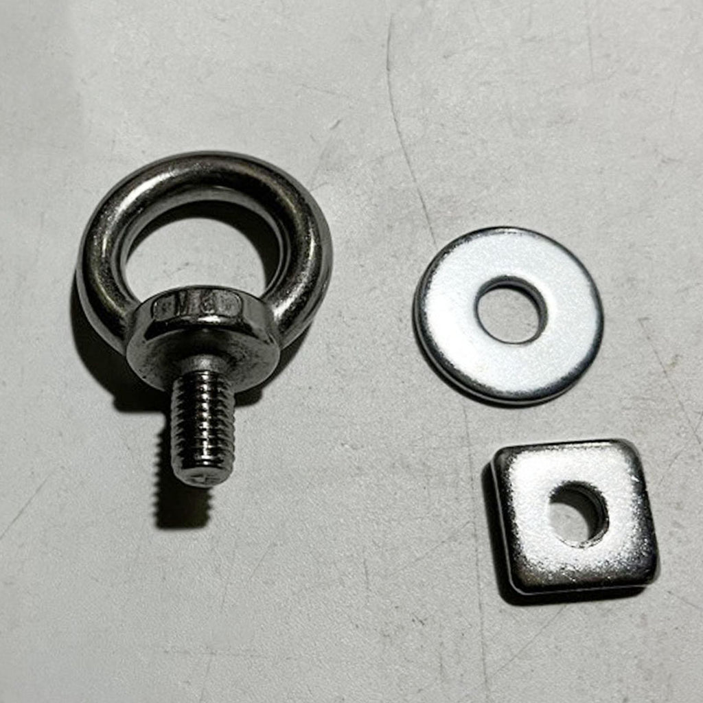 4x Heavy Duty Eye Bolt Tie Down Rings for Hold Bungee Cord Anchoring