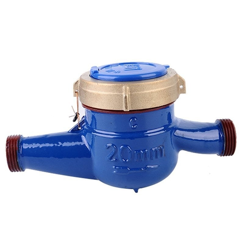 DN20 Cold Water Meter for Garden Home Water Flow Gauge Tap Water Meter Set 25mm