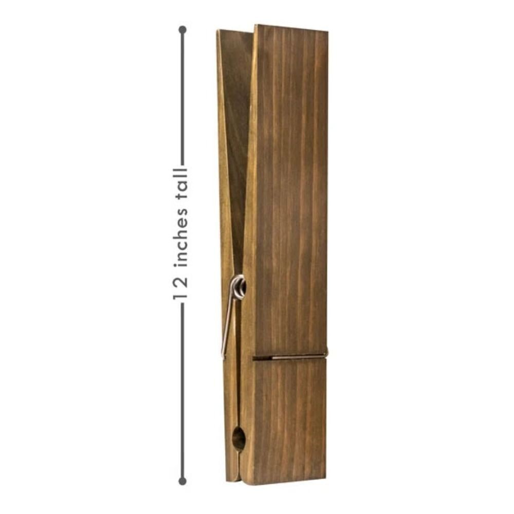 Giant Clothespin Bathroom Towel Holder | Huge 12” Clothes pin | Farmhouse