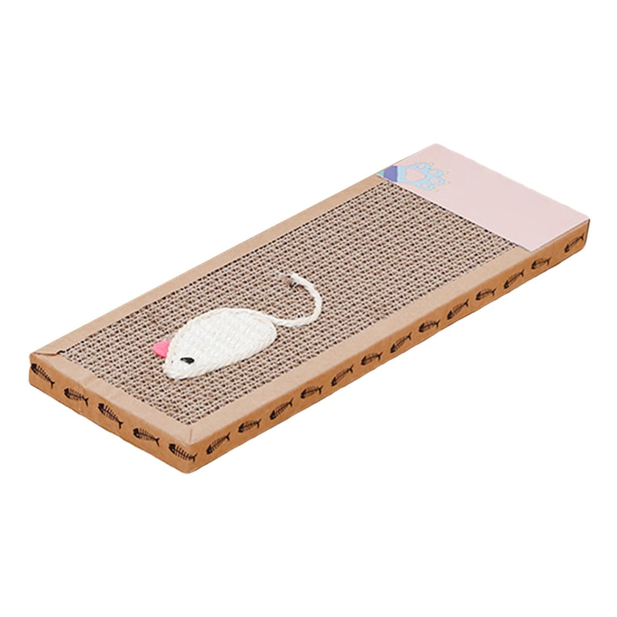 Cat Scratcher Cardboard Cat Scratch Pad Wear Resistant Grind Claws Lounge for