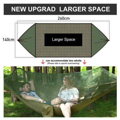 Double Person Outdoor Travel Camping Tent Hanging Hammock With Mosquito Net