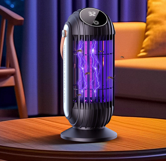 Electric Mosquito Zapper Digital Display Bug Fly Killer Indoor Insect Trap Lamp