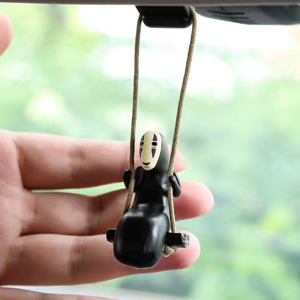 No Face Man Car Pendant Small Cute Spirited Away Anime Hanging Ornament Toy Gift