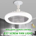 3 in 1 Rotatable E27 Socket Adapter Ceiling Fan Light Remote Control Home Lamp