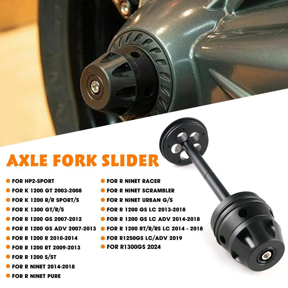 Rear Axle Fork Slider Protector For BMW R1300GS R1200GS K1200 R1200 R /S R nineT