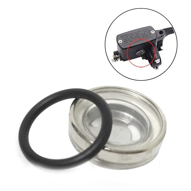 30*Motorcycle Scooter Master Brake Cylinder Reservoir Sight Glass Gasket 18mm