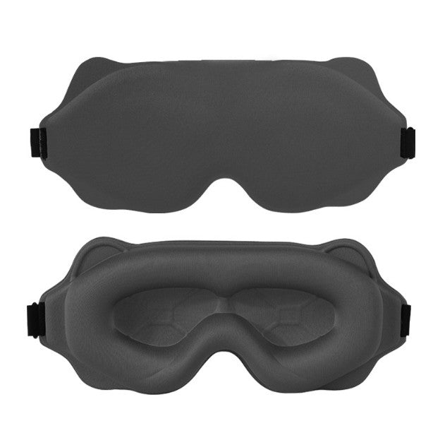 2PCS 3D Sleeping Mask Memory Foam Block Out Light comfort Eye Shade Blindfold