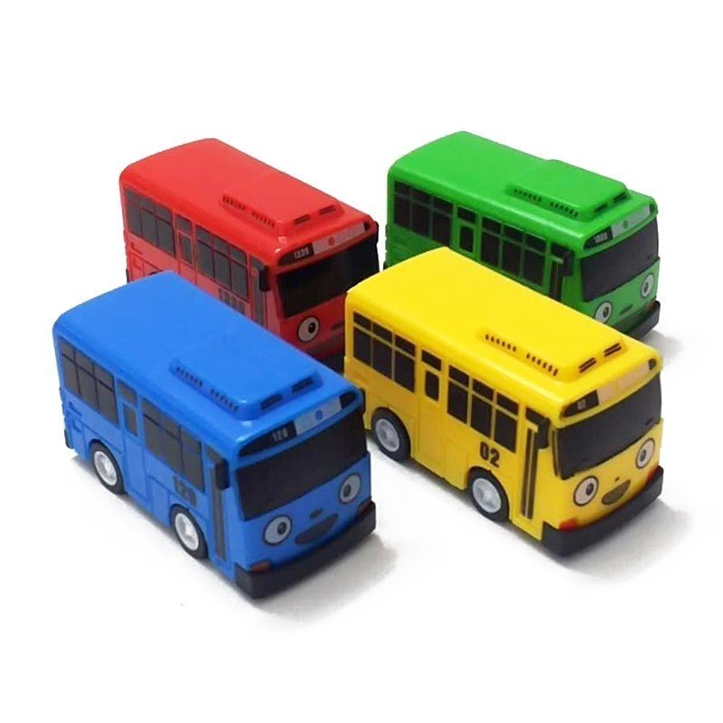 4 pcs Cars Toy The Little Bus TAYO Friends Special Set Tayo Rogi Gani Rani Mini